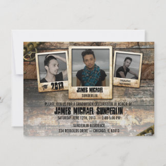 Invitación a la Invitación de graduación de fotos