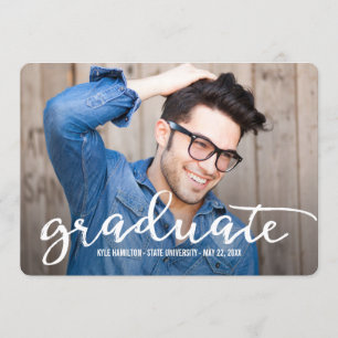 Invitación a la Invitación de graduación de trazos
