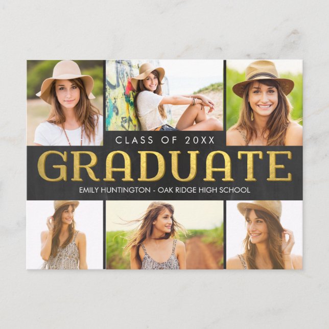 Invitación a la Invitación de graduación en el fut (Anverso)