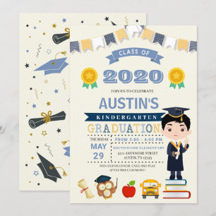 Invitación a la Invitación de graduación escolar i