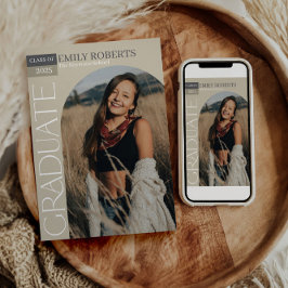 Invitación a la Invitación de graduación fotográfi