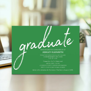 Invitación a la Invitación de Graduación Moderna I