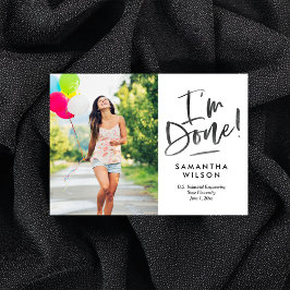 Invitación a la Invitación de graduación por fin