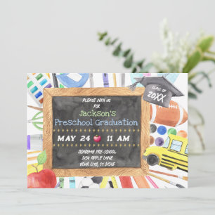 Invitación a la Invitación de la ceremonia de grad