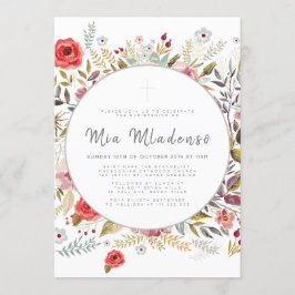 Invitación a la Invitación del bautismo de bebé