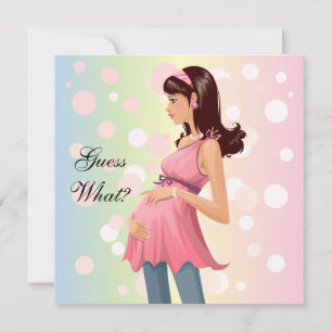 Invitación a la Invitación del embarazo