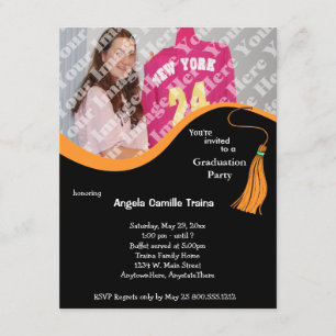 Invitación a la Invitación fotográfica de graduaci