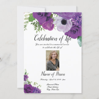 Invitación a la Invitación funeraria de Rosas mora
