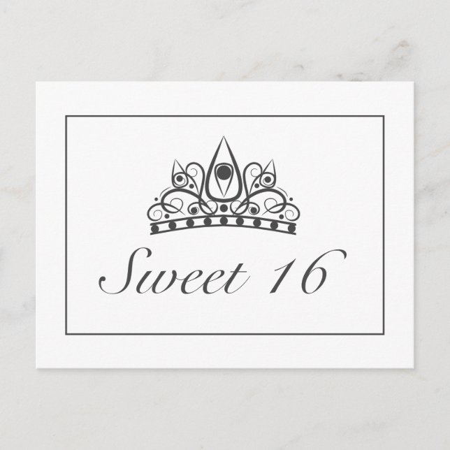 Invitación a la Invitación RSVP de 16 Fiestas dulc (Anverso)