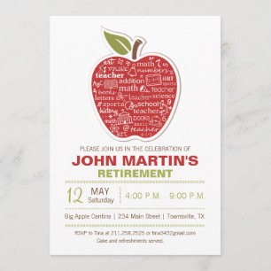 Invitación a la jubilación de Apple