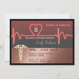 Invitación a la jubilación de enfermeras - Rosa me