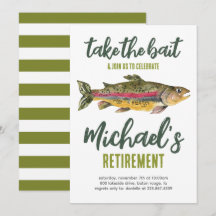 Invitación a la jubilación de pescadores - Tomen l