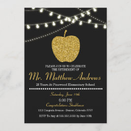 Invitación a la jubilación de profesores - Manzana