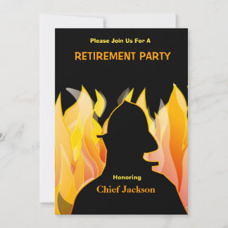Invitación a la Jubilación del Jefe de Bomberos/Bo