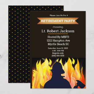 Invitación a la Jubilación del Jefe de Bomberos/Bo