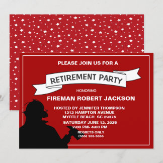 Invitación a la Jubilación del Jefe de Bomberos/Bo