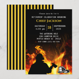 Invitación a la Jubilación del Jefe de Bomberos/Bo