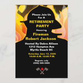 Invitación a la Jubilación del Jefe de Bomberos/Bo