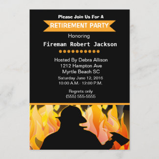 Invitación a la Jubilación del Jefe de Bomberos/Bo