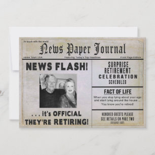 Invitación a la jubilación (PAPA)- FOTO/ NewsPAPER