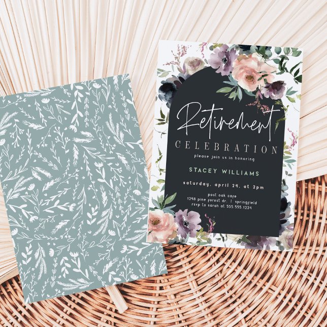 Invitación a la jubilación para mujeres, plantilla (Subido por el creador)