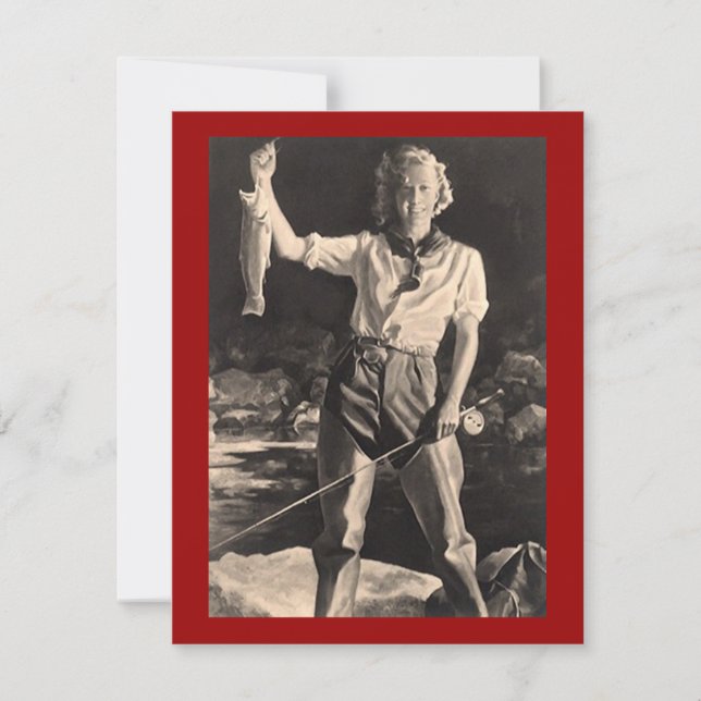 Invitación a la jubilación - Tiempo para pescar da (Anverso)