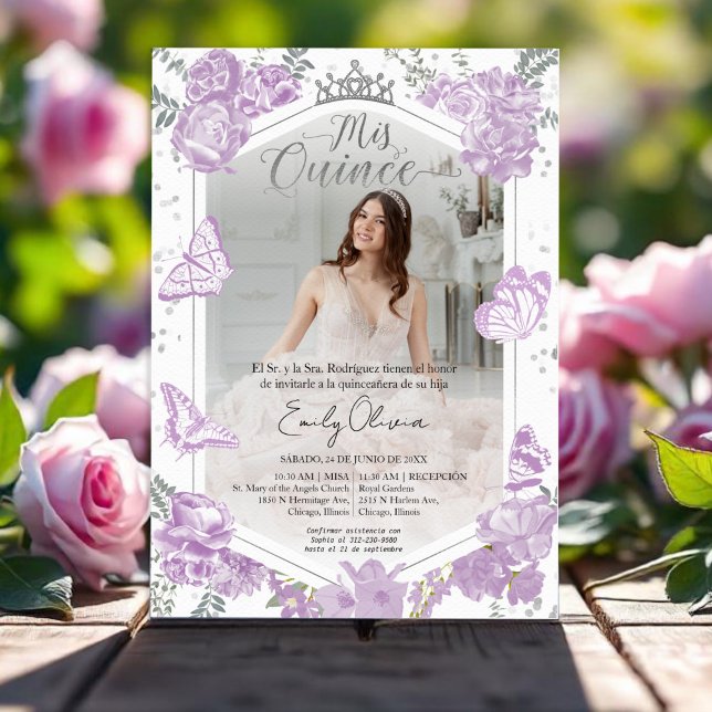 Invitación a la lavanda española de la foto de mis (Subido por el creador)