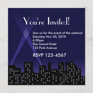 Invitación a la línea aérea de la ciudad