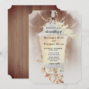 Invitación a la linterna de nieve rusa