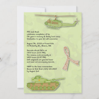 Invitación a la Llanura de Cumpleaños Militar de C