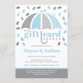 Invitación a la lluvia de regalos con tarjeta de r