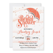 Invitación a la lluvia de regalos para la novia co