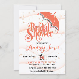 Invitación a la lluvia de regalos para la novia co