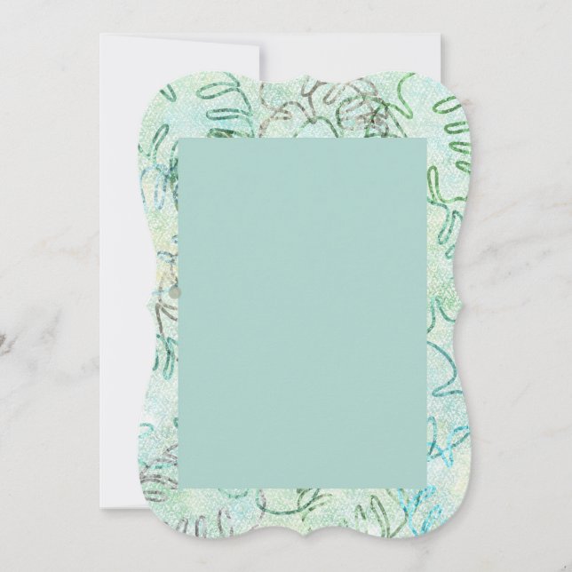 Invitación a la locura de Monstera (Anverso)