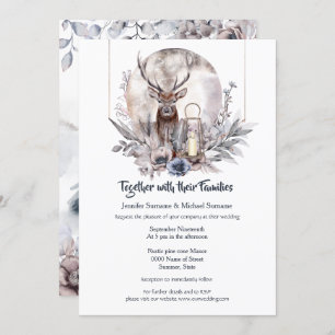 Invitación a la luna de la noche del atún rosa azu