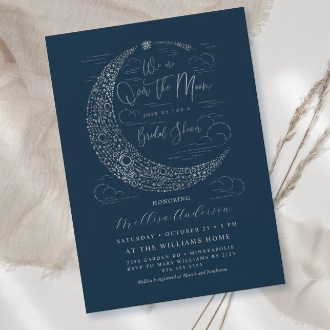 Invitación A la luz de la ducha nupcial de la Luna Silenciosa (Subido por el creador)