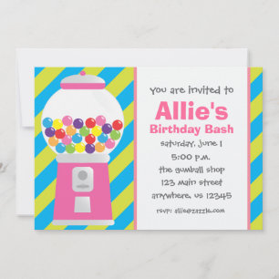 Invitación a la máquina con tornillos