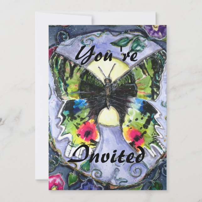 Invitación a la mariposa PMACarlson (Anverso)