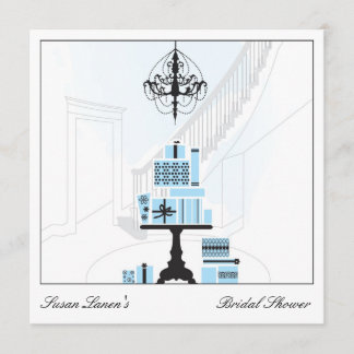 Invitación a la mesa de regalo de Boda de ducha de