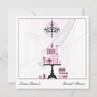 Invitación a la mesa de regalo de Boda de ducha de