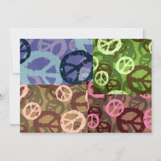 Invitación a la mezcla de signos de paz (Anverso)