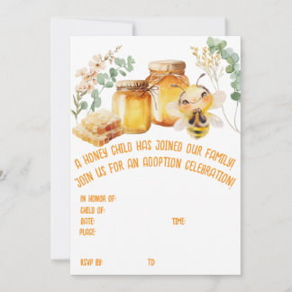 Invitación a la miel de abeja