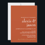 Invitación a la Minimalista boda de roya moderna<br><div class="desc">Invitación perfecta para celebrar su Día especial!  Consulte otros elementos coincidentes:https://www.zazzle.com/store/bdp_designs/products?cg=196801894259091370</div>