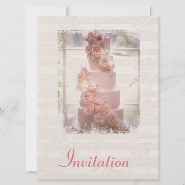 Invitación a la Moda de la boda rústica (Anverso)