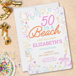 Invitación a la moda de los 50 Años de Playa