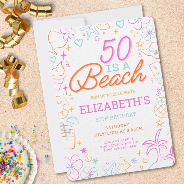 Invitación a la moda de los 50 Años de Playa (Subido por el creador)