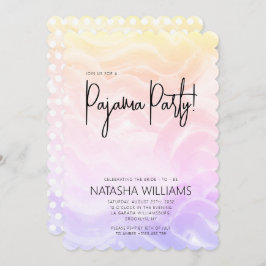 Invitación a la Moda de Pajama Fiesta Colorful Pas