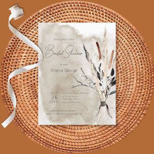 Invitación a la moderna ducha nupcial de Boho Bouq