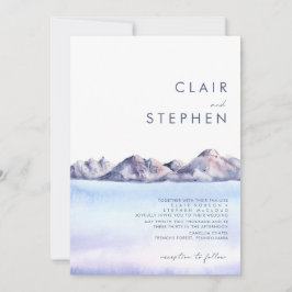 Invitación a la Montaña de Invierno Todo En Una Bo