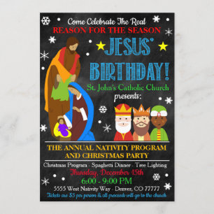 Invitación a la Natividad de los Navidades